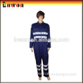 Breathable Cotton Coverall With Reflective Tape